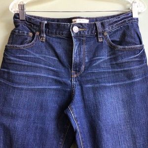 Ladies Free People skinny jeans dark blue Sz 30w&l zip&button fly